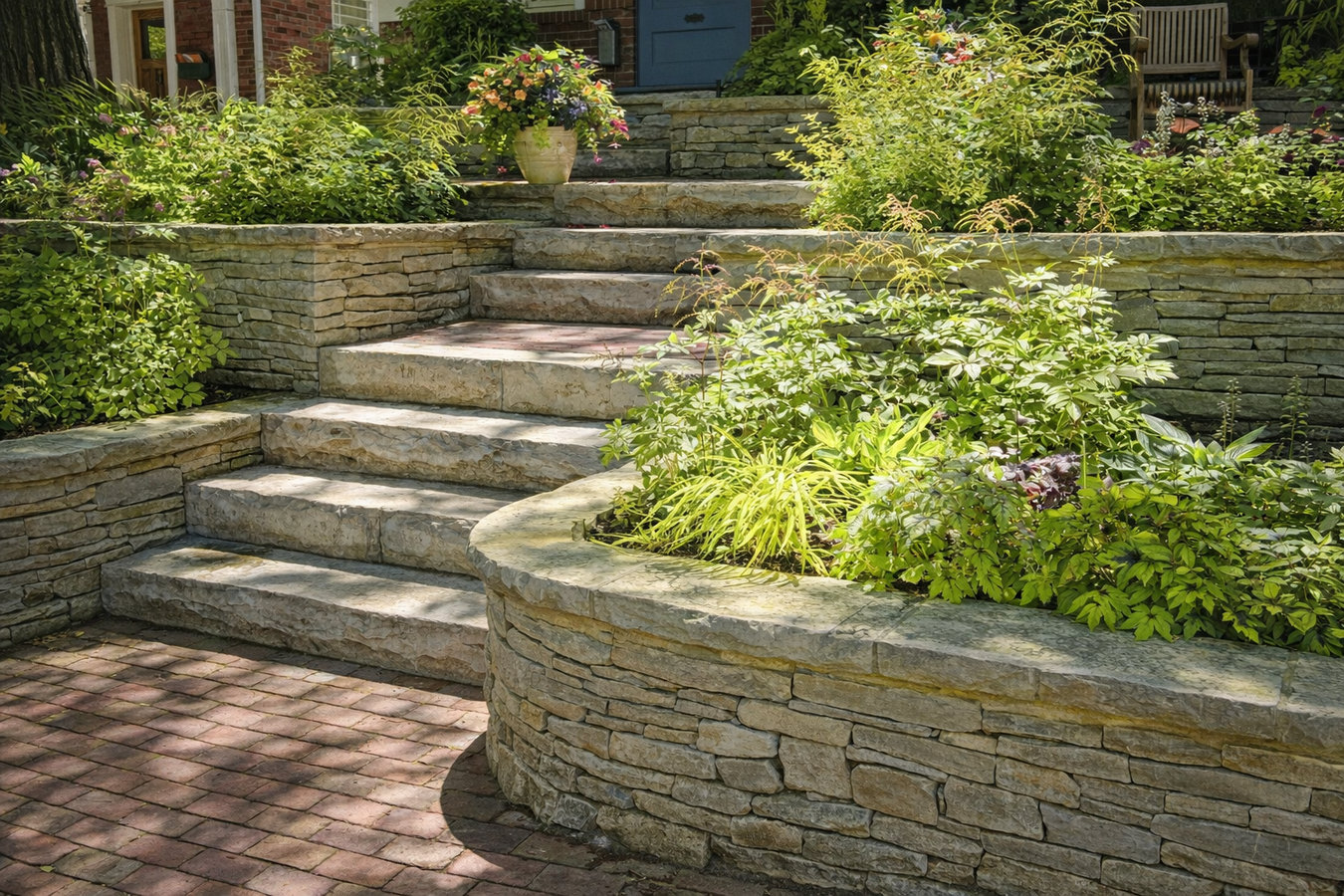 Retaining wall construction