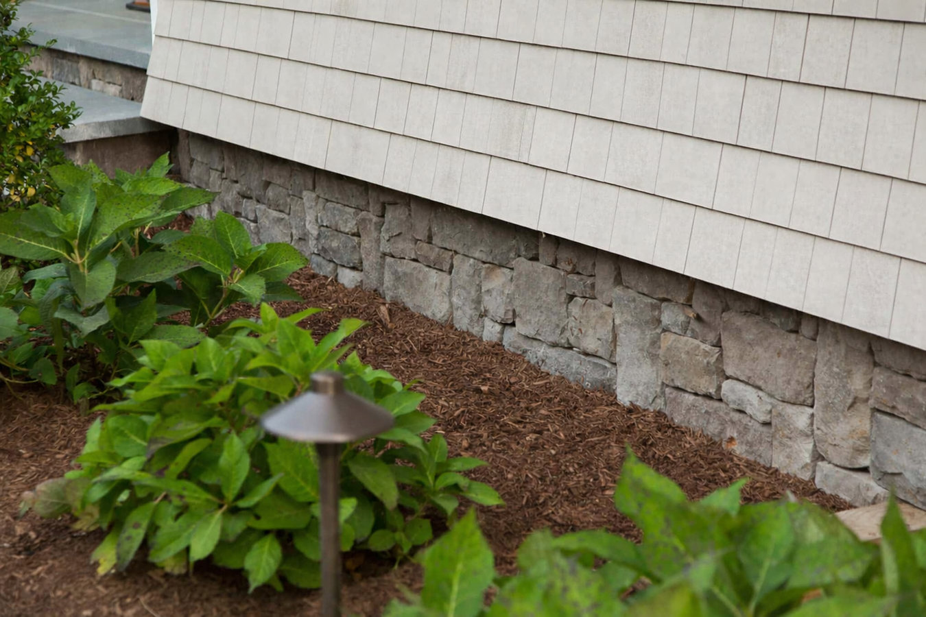 Stone veneer installation in Flagstaff, AZ